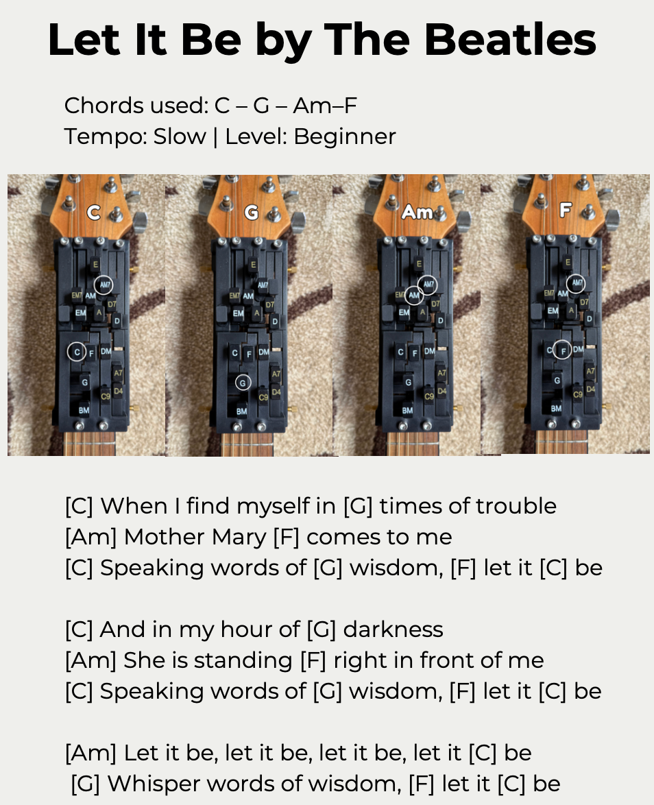 Guitar Chords Songs Guide